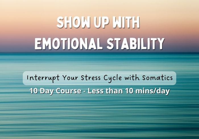 Interrupt Stress Cycle with Somatics Course